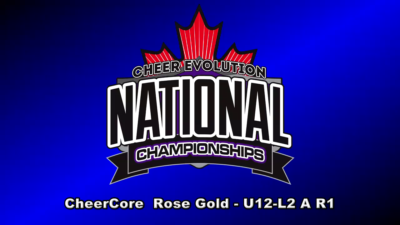 CheerCore Rose Gold – U12-L2 A R1 | Canadian Cheer 2022 National ...