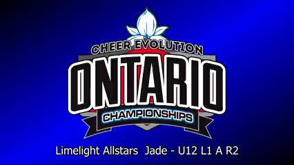 Limelight Allstars Jade – U12 L1 A R2 | Canadian Cheer 2023 Ontario ...