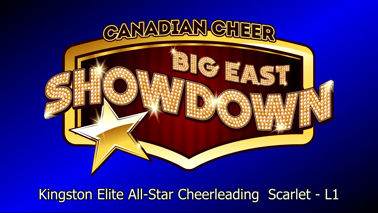 Kingston Elite AllStar Cheerleading Scarlet L1 Canadian Cheer 2024