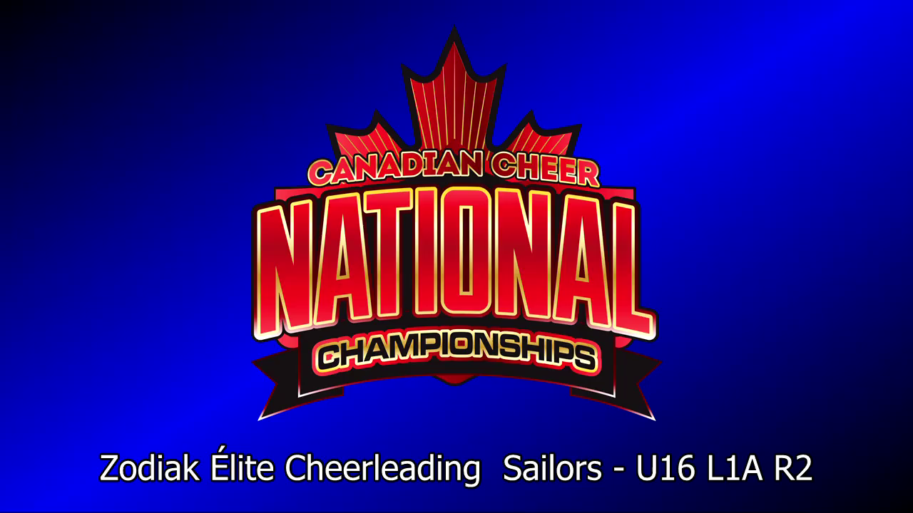 Zodiak Élite Cheerleading Sailors U16 L1A R2 Canadian Cheer 2024