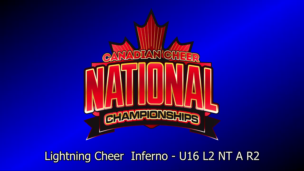 Lightning Cheer Inferno U16 L2 NT A R2 Canadian Cheer 2024 National