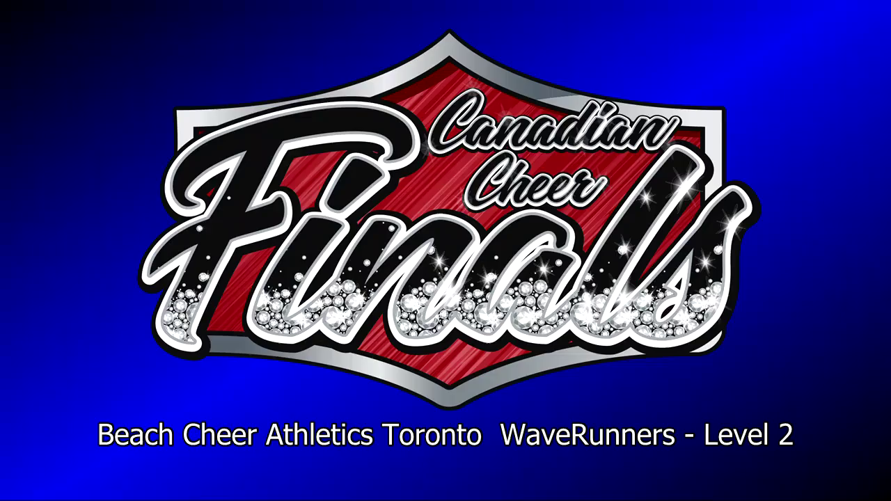 Beach Cheer Athletics Toronto WaveRunners Level 2 Canadian Cheer